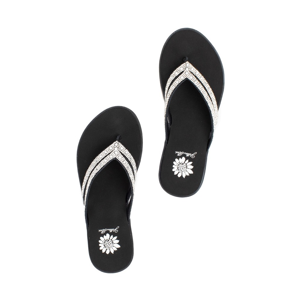 YELLOW BOX Dalia  CLEAR Flip Flop Sandal MEDIUM WIDTH NEW IN BOX - Picture 3 of 4